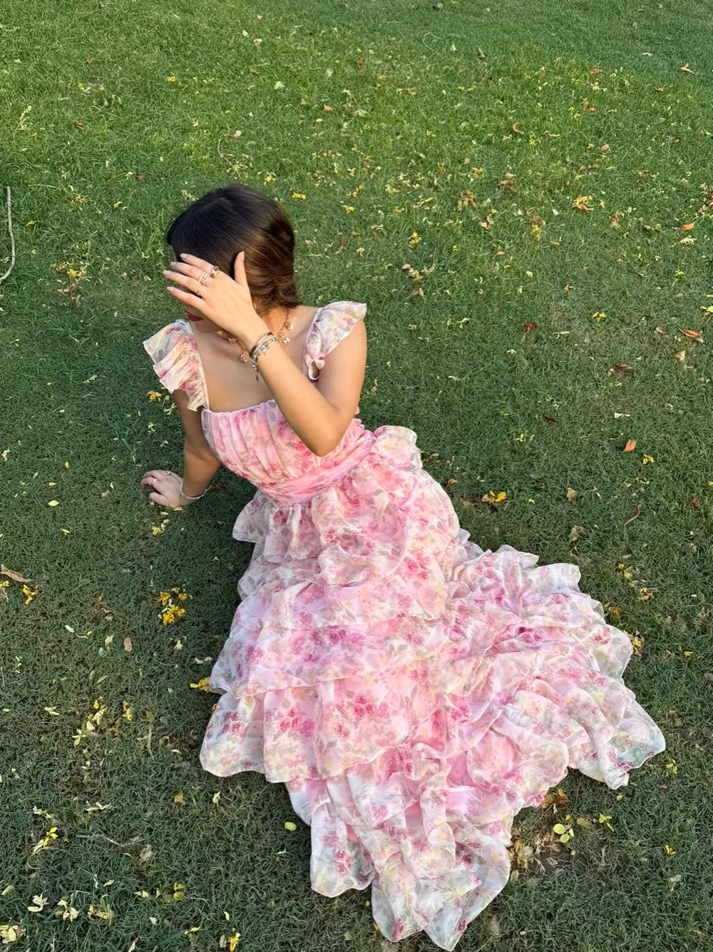 Whispering Rose Flare Dress