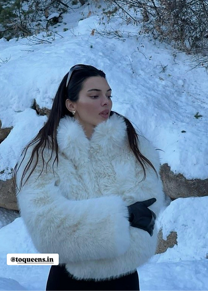 Kendall Jenner Fur Jacket